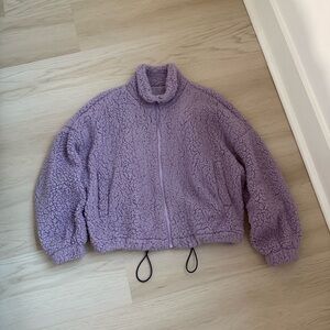 Urban Outfitters Lavender Fleece Jacket
